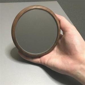 ふるさと納税 Face Mirror(木製フェイスミラー・ハンドミラー)(大牟田市)_雑貨   _【配送不可地域：沖縄県】【1263694】 福岡県大牟田市の画像