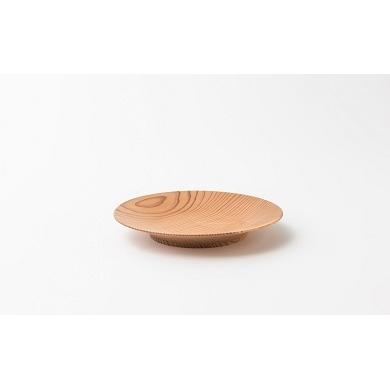 ふるさと納税 [FIL]小国杉プレート(中) SUGI PLATE MEDIUM プレート 中 皿 割れない 木製 食器 ウッドプレート 浅い 丸 円形 杉 小国杉 受.. 熊本県南小国町