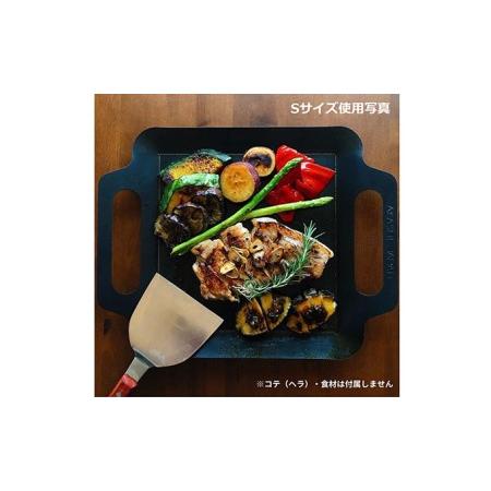 ふるさと納税　BBQ鉄板　極厚6mm　キャンプ　Sワイドサイズ（42×26cm）バッグ付き　鉄板　日本鉄具製作　アウトドア　バーベキュー　兵庫県明石市