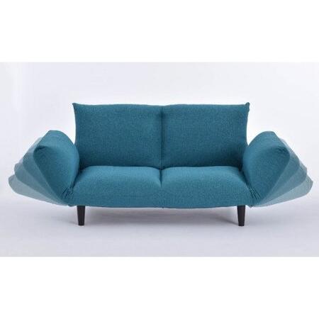 新入荷！ ふるさと納税 背もたれ＆両肘リクライニング・バゲットソファ　クッション２個付き（選べる５色） [5839-1580]　 モカブラウン 山梨県市川三郷町 【1295852579】(45630円)