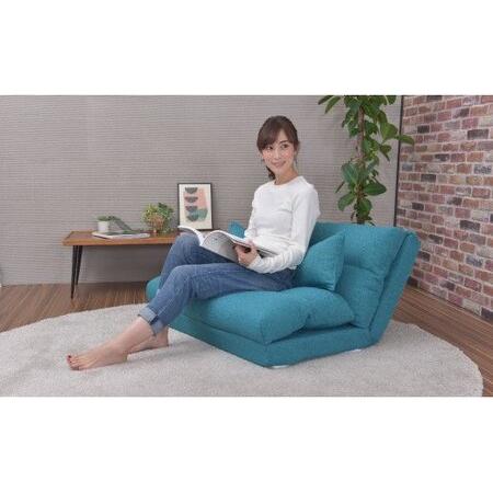 ふるさと納税 1台4役 カウチにもなるソファベッド・ライド クッション