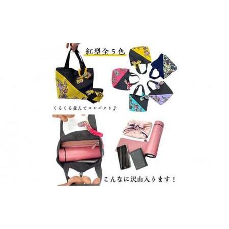 ふるさと納税 つは琉球店オリジナル　紅型風ミニバッグ　エメラルドグリーン 沖縄県うるま市