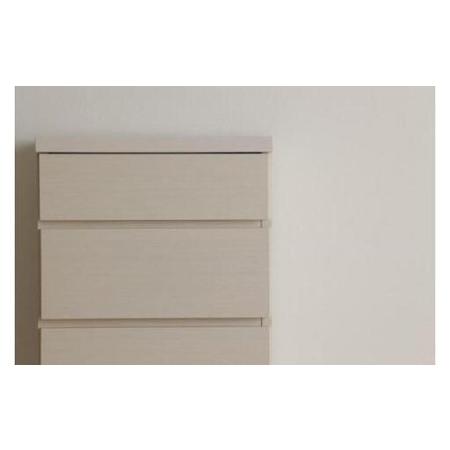 ふるさと納税 【洗面所などの限られた位相空間に助けになる】薄型用だんす 45糎幅5段 (白いこと肌理) 福岡県大川市