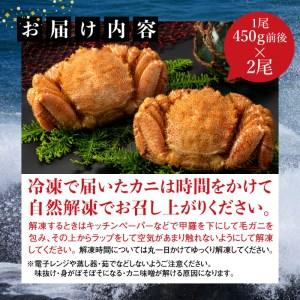 ふるさと納税 【訳あり品】【北海道産】『冷凍』毛ガニ450g前後×2杯【520004】 北海道恵庭市 