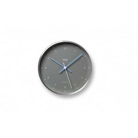 ふるさと納税 MIZUIRO[電波時計]/ グレー(LC07-06 GY)レムノス Lemnos 時計 工芸品 装飾品 インテリア FAD-0827 富山県高岡市