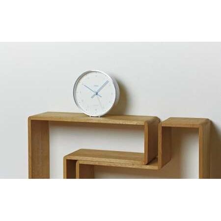 ふるさと納税 MIZUIRO［電波時計］/ ホワイト（LC07-06 WH）レムノス Lemnos 時計 工芸品 装飾品  FAD-0826 富山県高岡市の画像