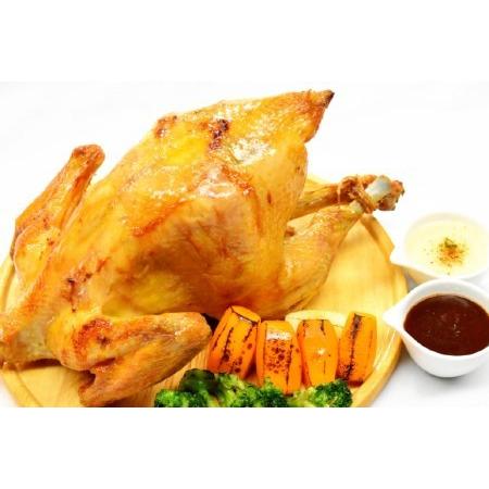 ふるさと納税 【幻の 地鶏 】 長崎 対馬 地どり 豪華 ローストチキン 1羽分4〜5人前(1.5kg以上)/ 南高愛隣会 / 長崎県 雲仙市 長崎県雲仙市 5kg以上