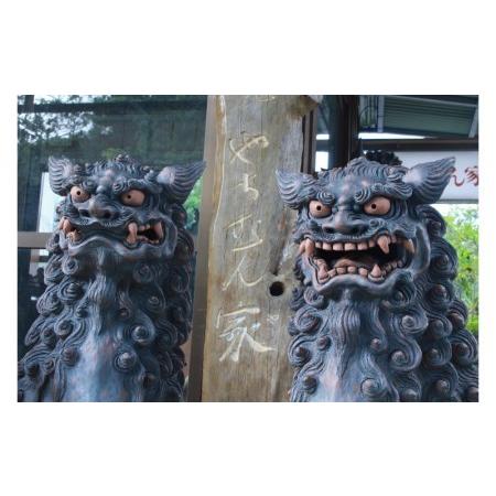 ふるさと納税 やちむん家【新垣光雄】特注シーサー 沖縄県読谷村|furunavi|02