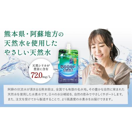 ふるさと納税 浸みわたる水素水 30本(15L) 内容量 1本500ml 《30日以内に出荷予定(土日祝除く)》水 水素水 天然水 飲料水 ミネラルウォーター ア.. 熊本県菊池市の画像