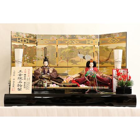ふるさと納税 [隆和堂] 伝統工芸士作 お雛様 雛人形（ひな人形） 豪華衣桁【745P002】 新潟県三条市の画像