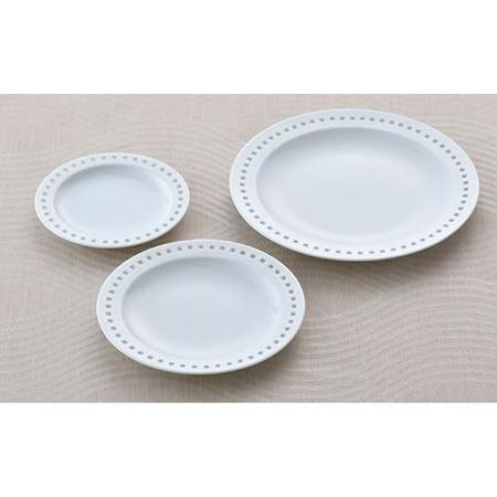 ふるさと納税 【波佐見焼】水晶ロイヤルスクエア リム プレート 3枚セット 食器 皿 【丹心窯】 [AB36]  波佐見焼 長崎県波佐見町_2