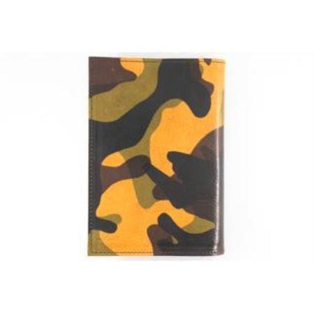 ふるさと納税 レザーブックカバー文庫サイズ（フリーモデル）カモフラージュ ライト 福岡県大川市 