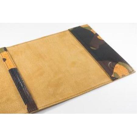 ふるさと納税 レザーブックカバー文庫サイズ（フリーモデル）カモフラージュ ライト 福岡県大川市 