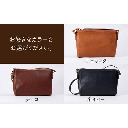 ふるさと納税 ファスナー の 斜め掛け ショルダー バッグ 《糸島》【LADIES&GENTLEMEN】 革製品 革鞄 カバン [ADK024] 福岡県糸島市の画像