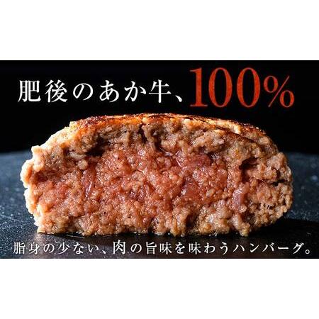 ふるさと納税 FKK19-225_【3ヵ月定期便】あか牛100％ハンバーグ（100g×10個） 熊本県 嘉島町 熊本県嘉島町_3