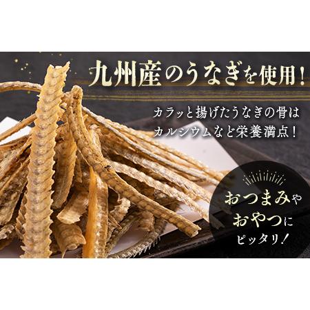 ふるさと納税 うなぎ屋さんが本気で作った骨せんべい（40g&times;6パック）九州産 【B551】 宮崎県新富町