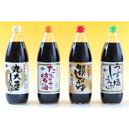 ふるさと納税 宮醤油店しょうゆ詰合せ（１L×４種12本） 千葉県富津市の画像