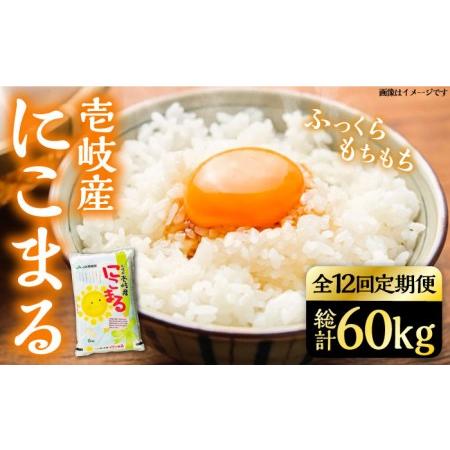 ふるさと納税 [全12回 定期便 ]お米 壱岐産 にこまる 5kg [ 壱岐市 ] [壱岐市農業協同組合][JBO055] 米 お米 にこまる 108000 108000円 コ.. 長崎県壱岐市