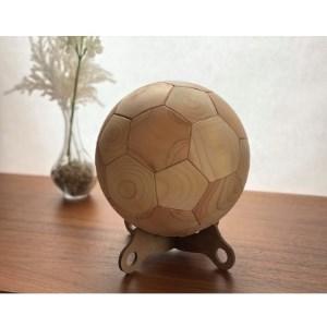 ふるさと納税 木製サッカーボール(ヒノキ)[1294782] 愛知県みよし市