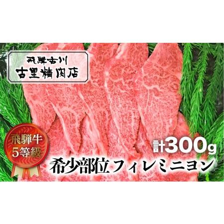 ふるさと納税 飛騨牛 フィレミニヨン 計300g ステーキ A5 5等級 ヒレ フィレ 希少部位 肉 牛肉 熨斗 ギフト 贈り物 古里精肉店 飛騨市推奨特産品 岐阜県飛騨市 Prhqttddo9 食品 Www Lecascate It
