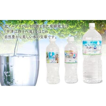 ふるさと納税 【12回 定期便】天然水 飛騨の雫 2L×12本 (2ケース) |ミネラルウォーター  防災 備蓄 長期保存 ミネラルウォーター JS101 岐阜県高山市の画像