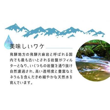 ふるさと納税 【12回 定期便】天然水 飛騨の雫 2L×12本 (2ケース) |ミネラルウォーター  防災 備蓄 長期保存 ミネラルウォーター JS101 岐阜県高山市の画像