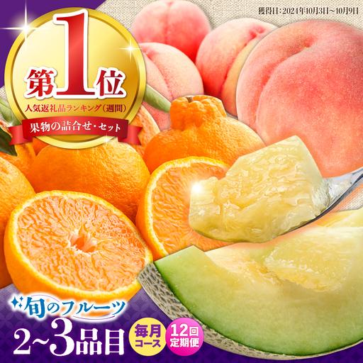 ふるさと納税 【12回】フルーツ定期便 旬のフルーツ[SCZ014] 長崎県南