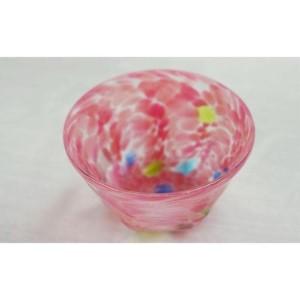 ふるさと納税 鉢 【琉球ガラス 匠工房】波の花 鉢 3点セット（ピンク） 沖縄県恩納村_4