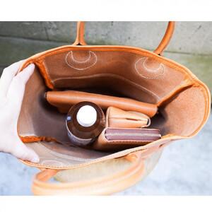 ふるさと納税 栃木レザー使用｜ソフトな手触り 本革 小さめトートバッグ｜Tote bag 03 S｜レッド｜minca（全6色） 栃木県栃木市の画像