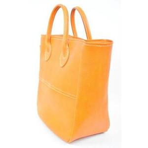 ふるさと納税 栃木レザー使用｜ソフトな手触り 本革 小さめトートバッグ｜Tote bag 03 M｜キャメル｜minca（全7色） 栃木県栃木市の画像