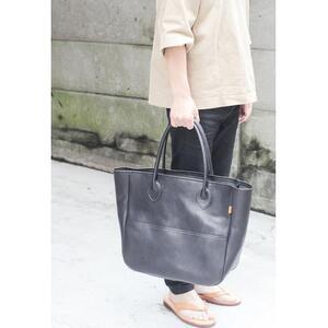 ふるさと納税 栃木レザー使用｜ソフトな手触り 本革 A4も入る大容量 本革トートバッグ｜Tote bag 03 L｜キャメル｜minca（全6色） 栃木県栃木市の画像