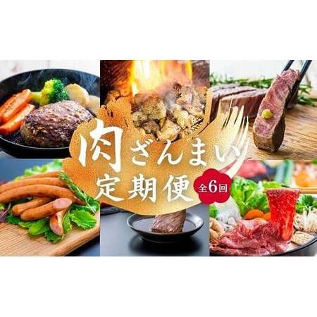 ふるさと納税 肉ざんまい定期便全6回6ヶ月牛肉焼肉ステーキスライス鶏肉ウインナーハンバーグ | 豊後高田市 ステーキ 大分県豊後高田市
