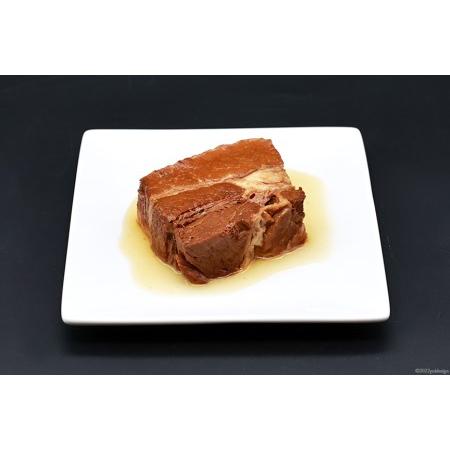 ふるさと納税 CG031 和食の道一筋40余年の職人が手掛ける豚角煮 約500g(6〜7個入) [ 長崎県 島原市 ] 長崎県島原市の画像