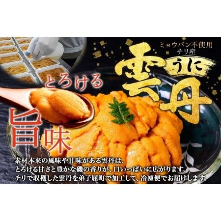 ふるさと納税 3618. うに チリ産 冷凍 100g 鱒いくら醤油漬け 100g セット ウニ 雲丹 チリ産 ますいくら 鱒 マス イクラ いくら いくら醤油漬.. 北海道弟子屈町の画像