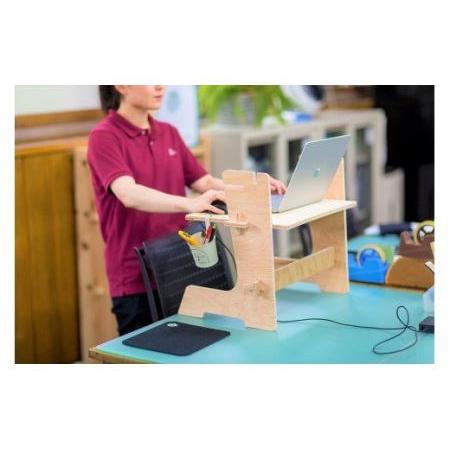 ふるさと納税 ＤＩＹを楽しみたい方向け 木製デスク WOOD STANDING DESK 【 ＤＩＹキット 】 【608】 岩手県花巻市の画像