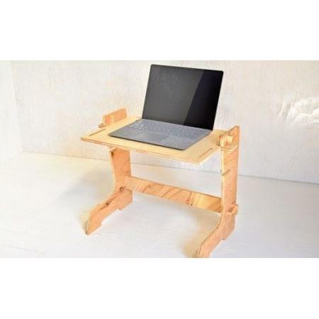 ふるさと納税 ＤＩＹを楽しみたい方向け 木製デスク WOOD STANDING DESK 【 ＤＩＹキット 】 【608】 岩手県花巻市の画像