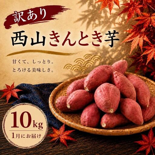ふるさと納税 [令和8年1月お届け]西山きんとき芋(さつまいも) 訳あり 10kg ブランド芋 さつまいも サツマイモ さつま芋 焼き芋 やきいも .. 高知県室戸市