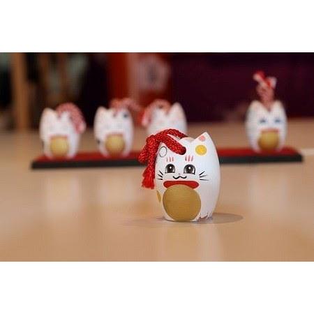 ふるさと納税 ＜宮若追い出し猫＞ マスコット仕かける（土鈴５体） [M32] 招き猫 招福 仕合わせ 思わしい 華めく 金運 猫 ねこ 猫 手作り 飾りつけ 縁起物 陶.. 福岡県宮若市