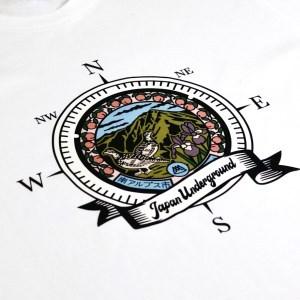 ふるさと納税　1.4-9-8　南アルプス市マンホールＴシャツ（白）　※Ｍサイズ　山梨県南アルプス市