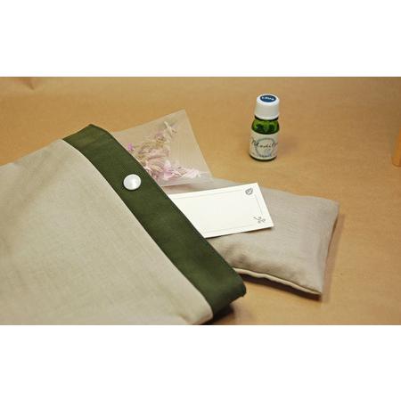 ふるさと納税 オリジナルアイピロー＆アロマ セット【メディタル　〜しずけさ】 沖縄県宜野座村 