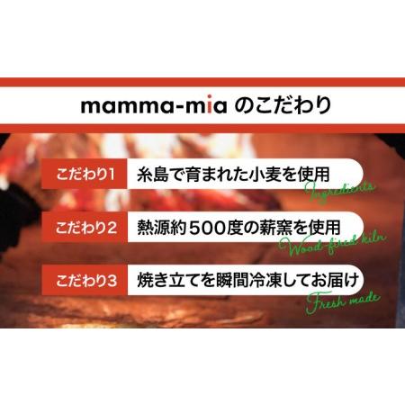 ふるさと納税 【全3回定期便】糸島産小麦で作った 薪窯焼きマルゲリータピッツァ4枚セット《糸島》【mamma-mia】 ピザ pizza ナポリピザ ナポリ.. 福岡県糸島市｜furunavi｜03