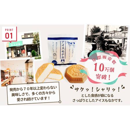 ふるさと納税 定期便 3回 アイス もなか 20個 × 3回 計60個 ミルク 個包装 連続 お届け 手作り 卵 保存料 不使用 スイーツ デザート おやつ.. 埼玉県羽生市_1