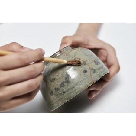 ふるさと納税 【堤淺吉漆店】天然漆と純金粉を使った本格金継ぎ体験