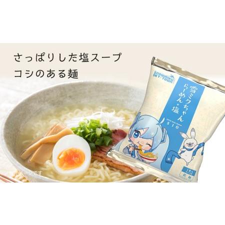 ふるさと納税 【新千歳空港限定：雪ミク】雪ミクちゃん＊ラーメン(塩味)20食セット 北海道千歳市｜furunavi｜02