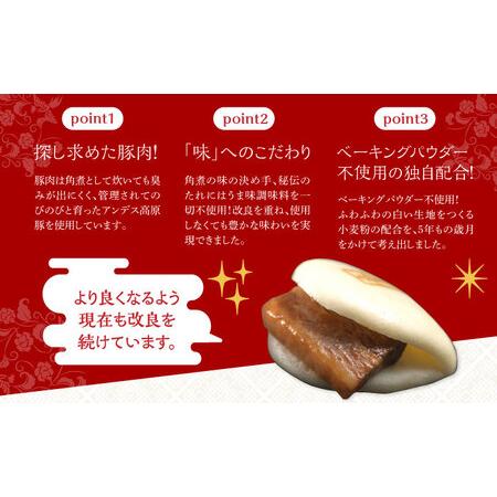 ふるさと納税 【全3回定期便】【化粧箱】大とろ角煮まんじゅう10個[EAB019]  岩崎本舗 角煮 定期 定期便 長崎県長与町の画像