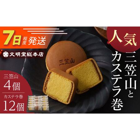 ふるさと納税 7日発送)どら焼き/カステラ巻[EAK017]どら焼き 長崎県長与町