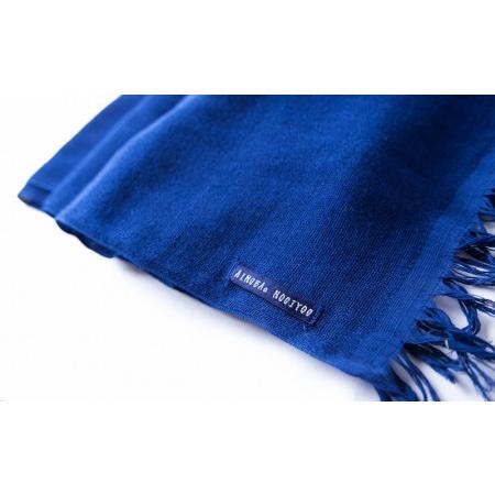 ふるさと納税 【藍ぬ葉ぁ農場】琉球藍染めストール 沖縄県本部町 