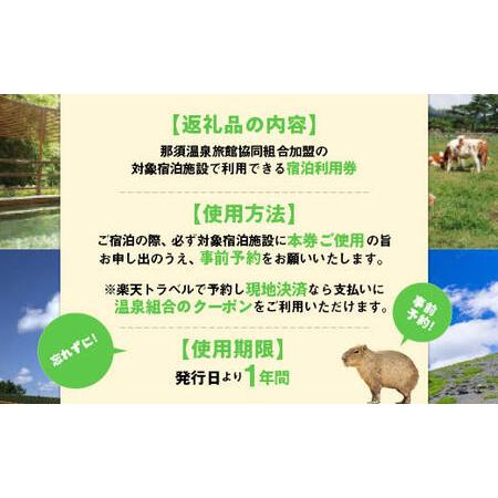 ふるさと納税 那須温泉旅館協同組合 ご宿泊利用券 21,000円分（3,000円×7枚）〔F-6〕｜宿泊 旅行 チケット 宿泊券 温泉 露天風呂 旅行券 ホ.. 栃木県那須町の画像