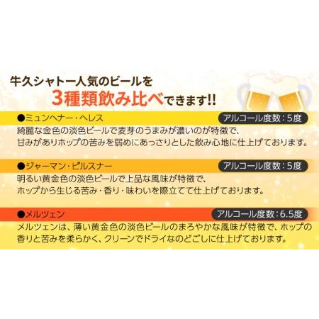 ふるさと納税 【茨城県共通返礼品／牛久市】牛久シャトービール 3種類6本セット クラフトビール 地ビール 詰合せ 飲み比べ 瓶 お酒 ギフト プ.. 茨城県八千代町｜furunavi｜02