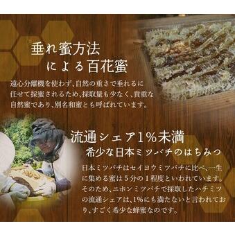 ふるさと納税 希少ハチミツ 南紀熊野蜜 400g（200g×2個） / 古座川流域で採取した日本みつばちのはちみつ 南紀熊野蜜B はちみつ 国産 .. 和歌山県古座川町の画像